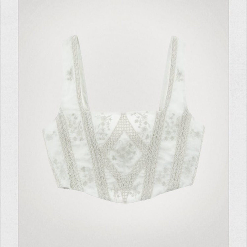 Zara Embroidered Corset